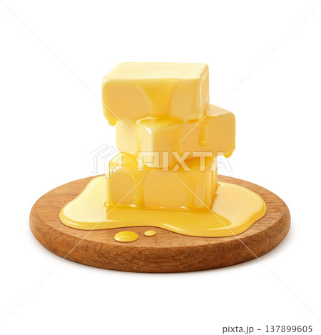 バターのイラスト リアル バターのイラスト リアル 137899605