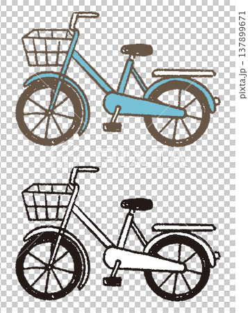 水色の自転車 137899671