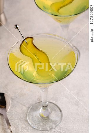 Dill Pickle Martini Vodka. 137899807