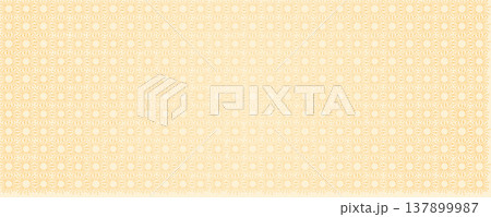 Sun Groovy Background Summer Geometric Pattern, Yellow Sunny Flower Texture for Vocation Adventure Holiday Camp, Kid Baby Wallpaper, Renewable Energy Clean Power Graphic. Vector Illustration 137899987
