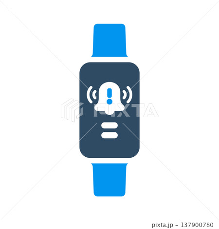 Alarm Reminder Tracker Smartwatch Symbol 137900780