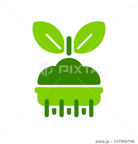 Hydroponic Growing System Plant Badge 137900798