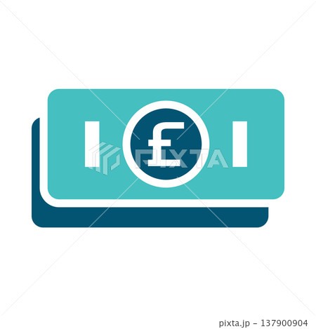 Pound Banknote Currency Finance Symbol Pound Banknote Currency Finance Symbol 137900904