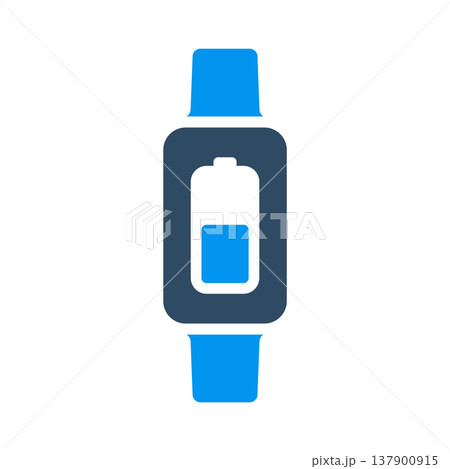 Battery Level Tracker Smartwatch Symbol 137900915
