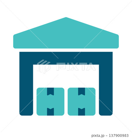 Warehouse Storage Fulfillment Building Symbol 137900983