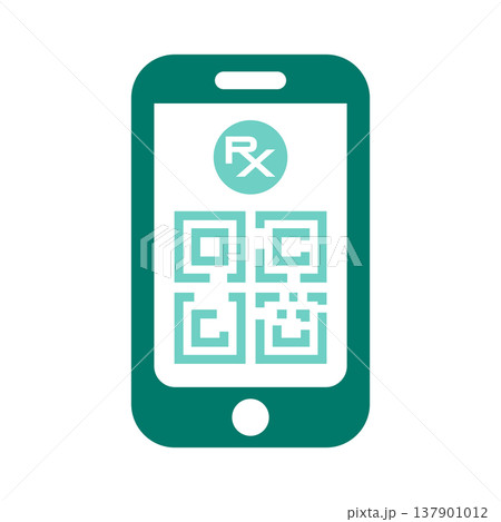 Prescription Mobile Code Symbol 137901012