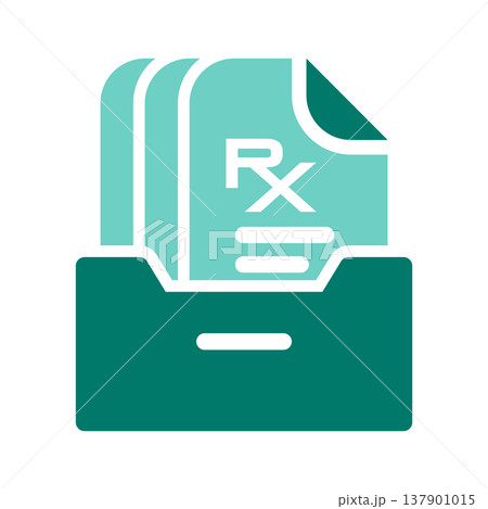 Prescription Archive Folder Storage Symbol 137901015