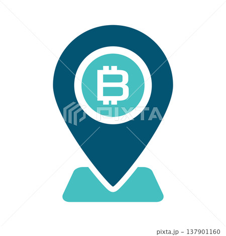 Crypto Address Pin Wallet Symbol 137901160