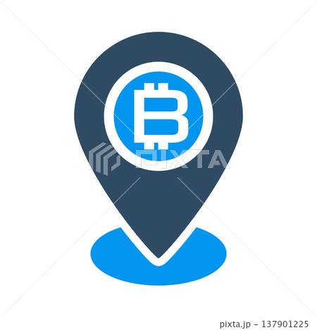 Crypto Address Pin Location Marker Crypto Address Pin Location Marker 137901225