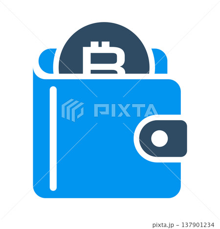 Digital Asset Wallet Storage Icon Digital Asset Wallet Storage Icon 137901234