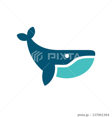 Alaska Whale Marine Life Symbol 137901364