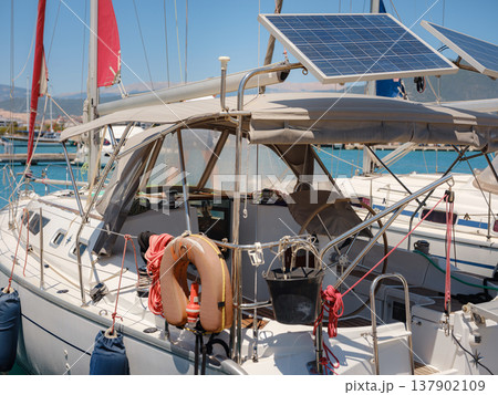 Sailing Yacht Equipped With Solar Panels For Green Energy Finike 137902109