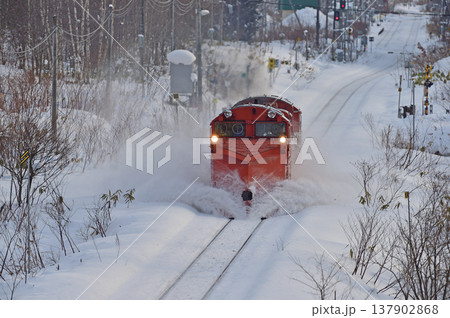 宗谷本線 北比布-蘭留 JR北海道 DE15-2525(旭川) 常時排雪列車 ラッセル 常排 宗谷本線 北比布-蘭留 JR北海道 DE15-2525(旭川) 常時排雪列車 ラッセル 常排 137902868
