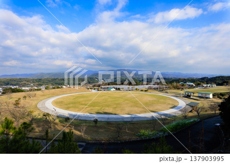 高台から見る番所丘公園「お祭り広場キャンプサイト」 高台から見る番所丘公園「お祭り広場キャンプサイト」 137903995