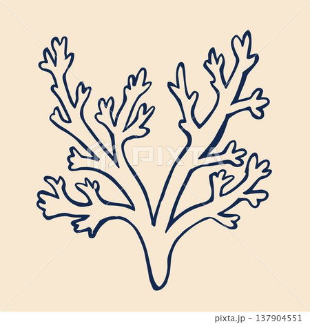A vibrant vector illustration of seaweed showcases the beauty of underwater flora. A vibrant vector illustration of seaweed showcases the beauty of underwater flora. 137904551