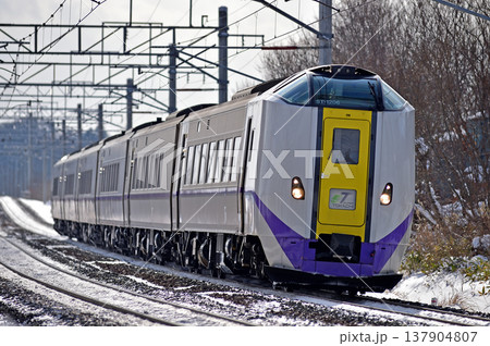 千歳線 島松-北広島 JR北海道 キハ261系1000番台 ST-1206編成 スーパーとかち 千歳線 島松-北広島 JR北海道 キハ261系1000番台 ST-1206編成 スーパーとかち 137904807