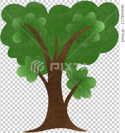 green tree illustration green tree illustration 137904946