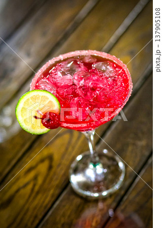 cocktail on the table 137905108