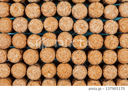 Background from textured wine corks, top view. place for text Background from textured wine corks, top view. place for text 137905170