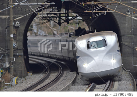 東海道新幹線 新横浜-小田原 JR西日本 N700A系 K4編成(博多) のぞみ こだま ひかり 東海道新幹線 新横浜-小田原 JR西日本 N700A系 K4編成(博多) のぞみ こだま ひかり 137905489