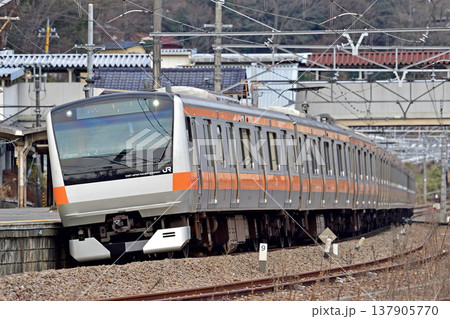 中央本線　上野原　JR東日本　E233系0番台　T32編成（豊田） 137905770