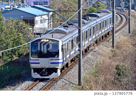 横須賀線 久里浜-衣笠 JR東日本 E217系 Y-121編成(鎌倉) 横須賀線 久里浜-衣笠 JR東日本 E217系 Y-121編成(鎌倉) 137905776