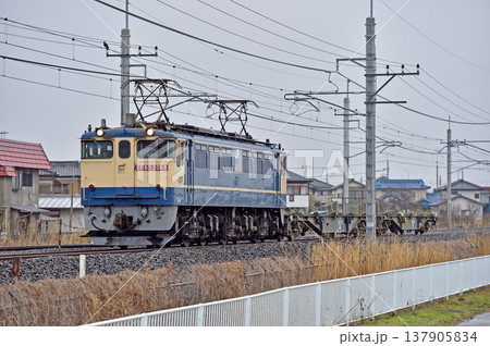 東北本線 栗橋-東鷲宮 JR貨物 EF65-2068(新鶴見) 東北本線 栗橋-東鷲宮 JR貨物 EF65-2068(新鶴見) 137905834