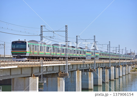 東海道本線 茅ヶ崎-平塚 JR東日本 E231系1000番台 K-26編成(国府津) 東海道本線 茅ヶ崎-平塚 JR東日本 E231系1000番台 K-26編成(国府津) 137906154