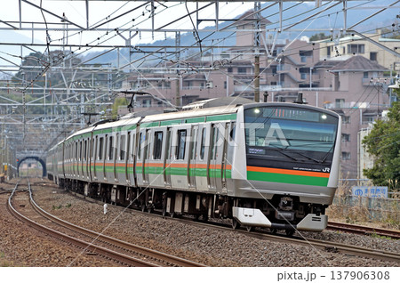 東海道本線 真鶴 JR東日本 E233系3000番台 U624編成(小山) 東海道本線 真鶴 JR東日本 E233系3000番台 U624編成(小山) 137906308