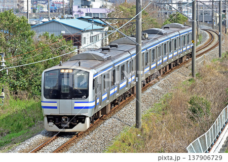 横須賀線　衣笠－久里浜　JR東日本　E217系　Y-120編成（鎌倉） 137906729
