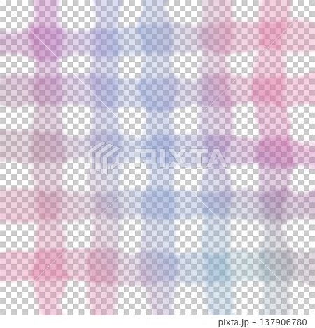 Pink Purple Gradient Plaid Gingham Madras Check Hand Drawn Background Pattern Overlay 137906780