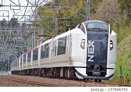 総武本線 四街道-物井 JR東日本 E259系 Ne016編成(鎌倉) 成田エクスプレス NEX 総武本線 四街道-物井 JR東日本 E259系 Ne016編成(鎌倉) 成田エクスプレス NEX 137906793