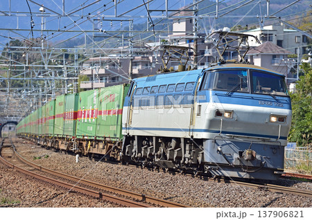 東海道本線 真鶴 JR貨物 EF66-122(吹田) 東海道本線 真鶴 JR貨物 EF66-122(吹田) 137906821