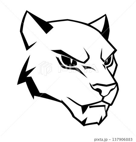 puma head mascot logo design vector puma head mascot logo design vector 137906883