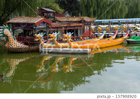 Longtan Pool Park (Pool of the Dragon Park), recreational urban park located in Dongcheng District in Beijing, China Longtan Pool Park (Pool of the Dragon Park), recreational urban park located in Dongcheng District in Beijing, China 137908920