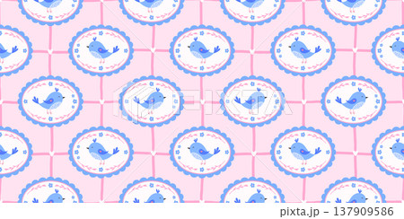 Patchwork cute floral with bird frame seamless and flower kawaii pattern. Spring color pastel with love checkerboard bg and texture blanket holiday. Vintage cover patchwork with ribbon pink bird. Patchwork cute floral with bird frame seamless and flower kawaii pattern. Spring color pastel with love checkerboard bg and texture blanket holiday. Vintage cover patchwork with ribbon pink bird. 137909586
