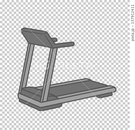 Illustration of a treadmill (running machine) 137912411