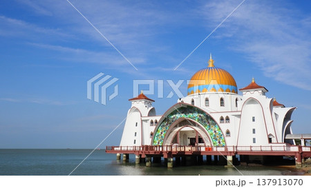 マラッカ 水上モスク マラッカ 水上モスク 137913070