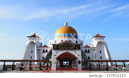 マラッカ 水上モスク マラッカ 水上モスク 137913153