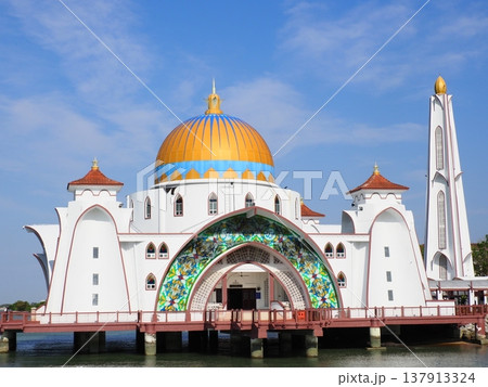マラッカ 水上モスク マラッカ 水上モスク 137913324