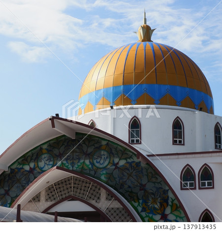 マラッカ 水上モスク 137913435