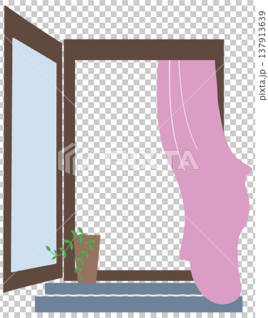 窓のデザインフレーム 137913639