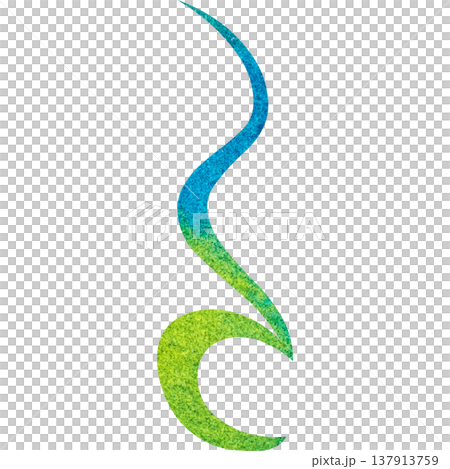 美麗的水彩圖案季度休息圖示圖像插圖 137913759