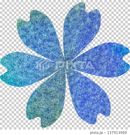 美麗的水彩花圖示圖像插圖 美麗的水彩花圖示圖像插圖 137913989