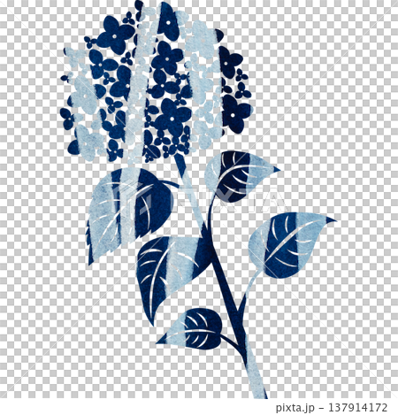 Beautiful watercolor pattern of hydrangea icon image illustration Beautiful watercolor pattern of hydrangea icon image illustration 137914172