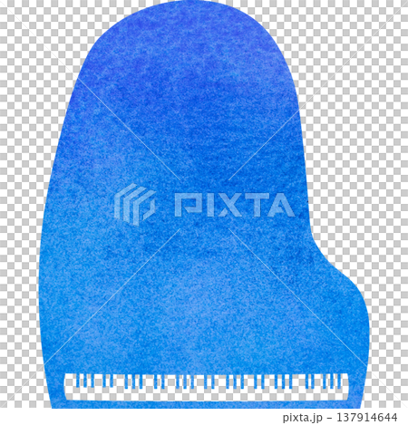 美麗的水彩圖案大鋼琴圖示圖像的插圖 美麗的水彩圖案大鋼琴圖示圖像的插圖 137914644