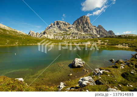 Laghi dei Piani at Dolomite Alps 137914693