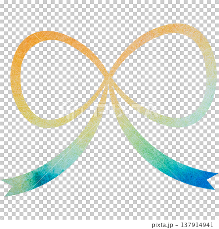 Beautiful watercolor ribbon icon image illustration Beautiful watercolor ribbon icon image illustration 137914941