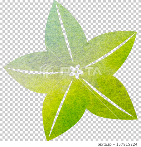 綺麗な水彩模様の桔梗の花のアイコンのイメージのイラスト 綺麗な水彩模様の桔梗の花のアイコンのイメージのイラスト 137915224
