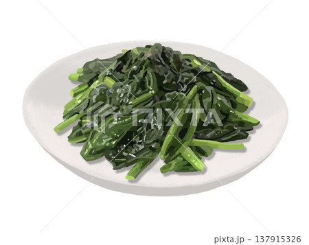 ほうれん草のソテー 137915326